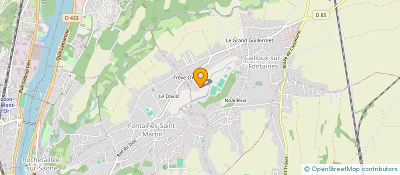 localisation de l'entreprise MADAME RAPHAELLE GUILLERMIN  NEUVILLE-SUR-SAONE