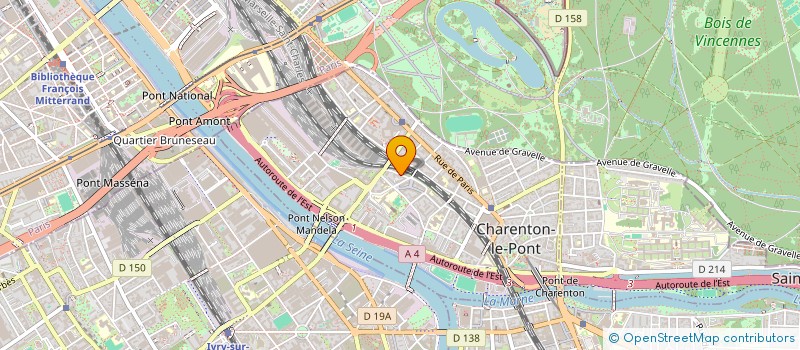 localisation de l'entreprise MADAME RAPHAELLE HIRAUX  CHARENTON-LE-PONT