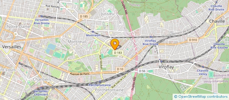 localisation de l'entreprise MADAME RAPHAELLE HOARAU à VERSAILLES