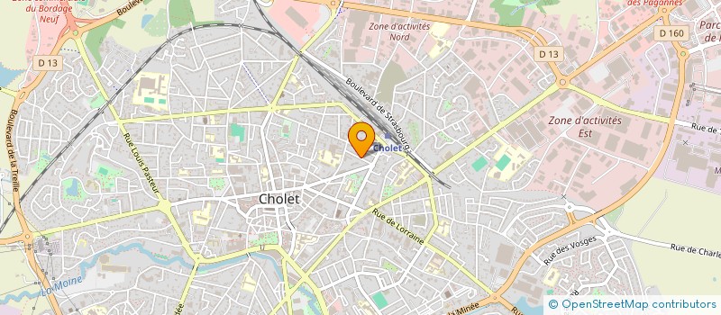 localisation de l'entreprise MADAME RAPHAELLE KAYEN à CHOLET