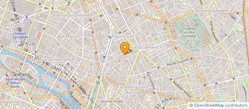 localisation de l'entreprise MADAME RAPHAELLE LATINI  PARIS