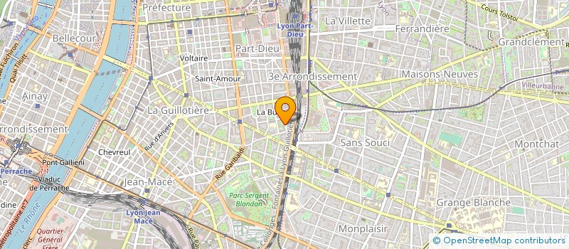 localisation de l'entreprise MADAME RAPHAELLE LAVIELLE  LYON