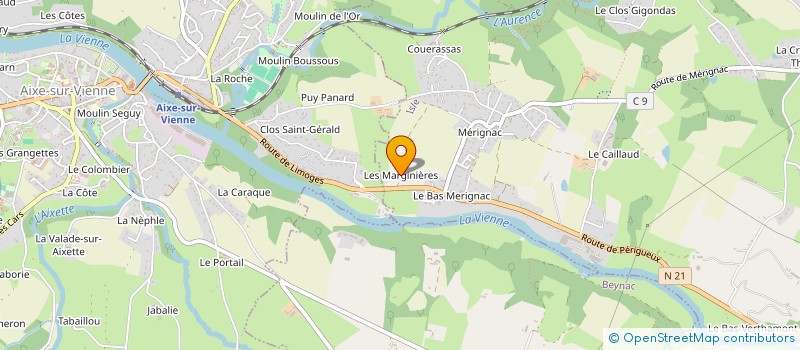 localisation de l'entreprise MADAME RAPHAELLE LEGUE  ISLE