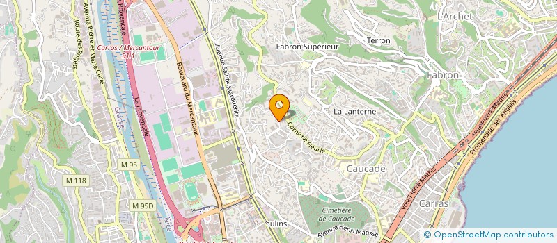 localisation de l'entreprise MADAME RAPHAELLE LEROY à NICE