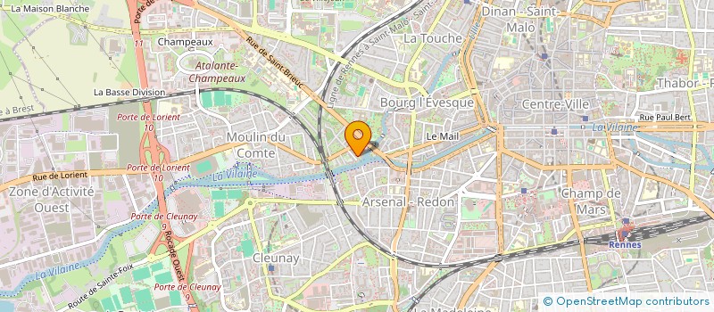 localisation de l'entreprise MADAME RAPHAELLE LLINARES  RENNES