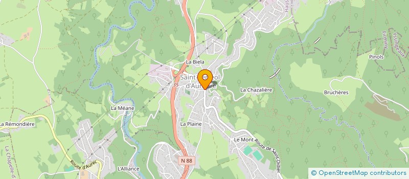 localisation de l'entreprise MADAME RAPHAELLE MAHAUD à SAINT-FERREOL-D'AUROURE