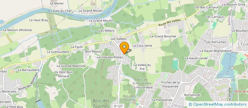 localisation de l'entreprise MADAME RAPHAELLE MAILFAIT  BALLAN-MIRE