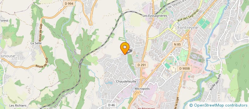 localisation de l'entreprise MADAME RAPHAELLE MARECHAL  GAP