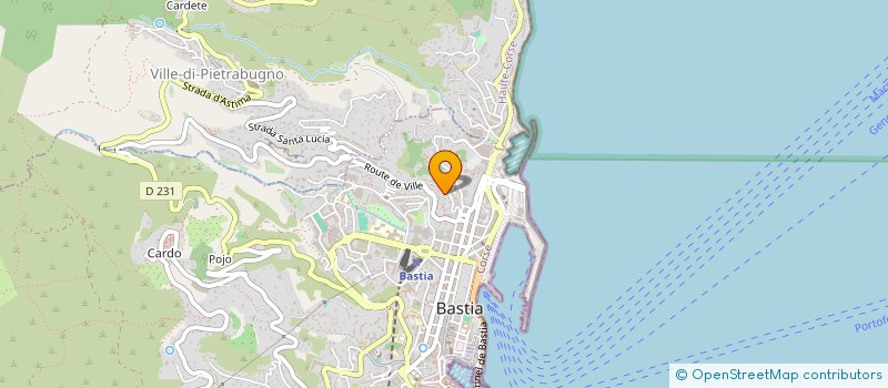 localisation de l'entreprise MADAME RAPHAELLE MARTINETTI à BASTIA
