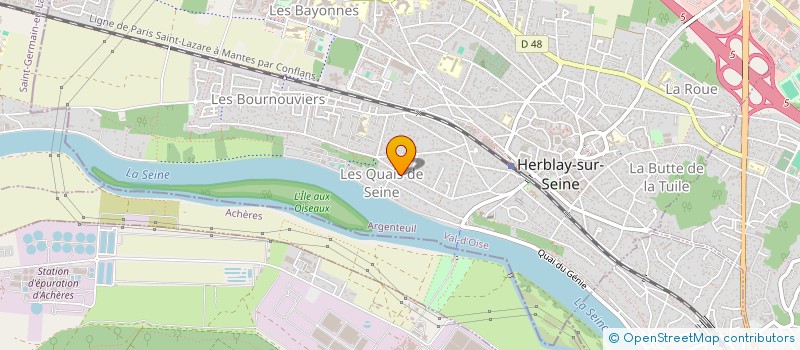 localisation de l'entreprise MADAME RAPHAELLE MASNOU  HERBLAY-SUR-SEINE