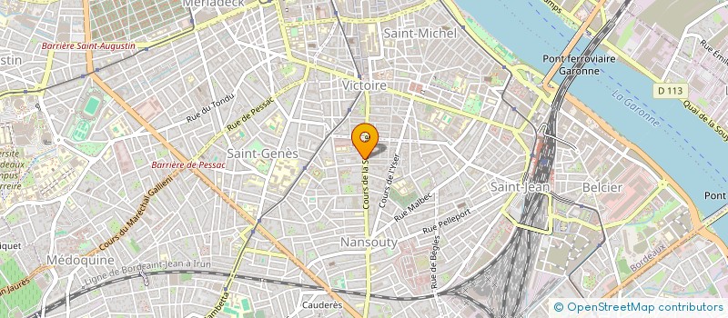 localisation de l'entreprise MADAME RAPHAELLE MAURIN  BORDEAUX