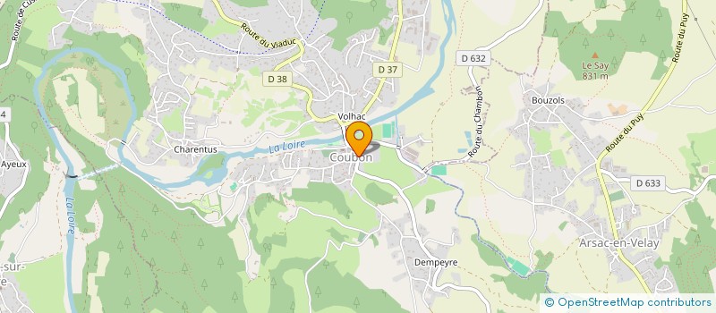 localisation de l'entreprise MADAME RAPHAELLE MONTAGNE  COUBON