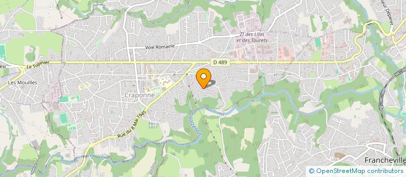 localisation de l'entreprise MADAME RAPHAELLE MOTTOT  CRAPONNE