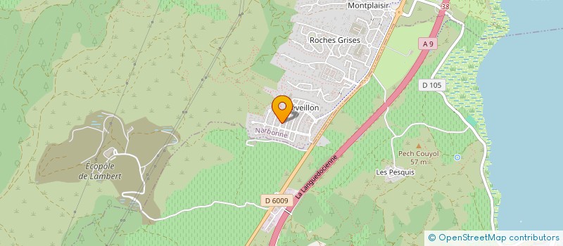 localisation de l'entreprise MADAME RAPHAELLE MOULINS  NARBONNE