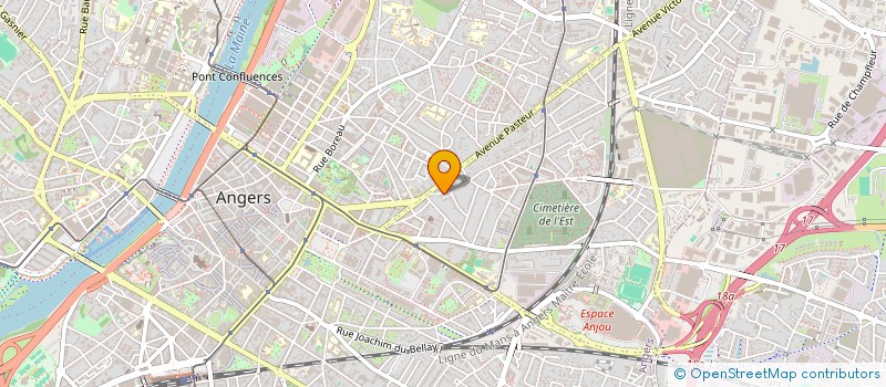 localisation de l'entreprise MADAME RAPHAELLE PENAUD  ANGERS
