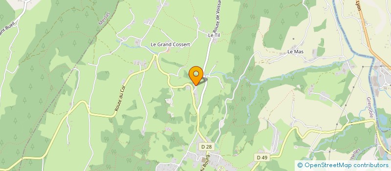 localisation de l'entreprise MADAME RAPHAELLE PERIER-MUZET  MIRIBEL-LES-ECHELLES