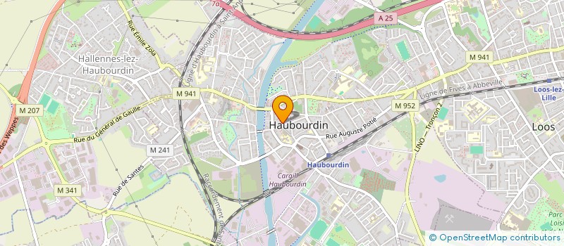 localisation de l'entreprise MADAME RAPHAELLE PIRES  HAUBOURDIN