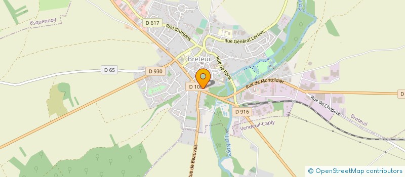 localisation de l'entreprise MADAME RAPHAELLE PLAZA  BRETEUIL