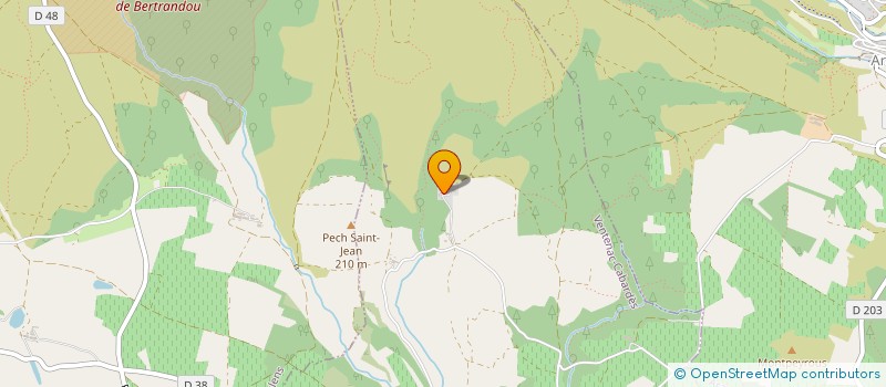 localisation de l'entreprise MADAME RAPHAELLE POIRAUD  VENTENAC-CABARDES