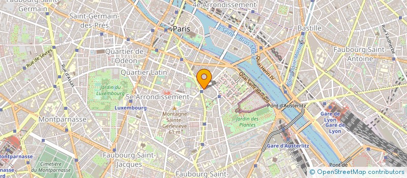 localisation de l'entreprise MADAME RAPHAELLE POUX  PARIS