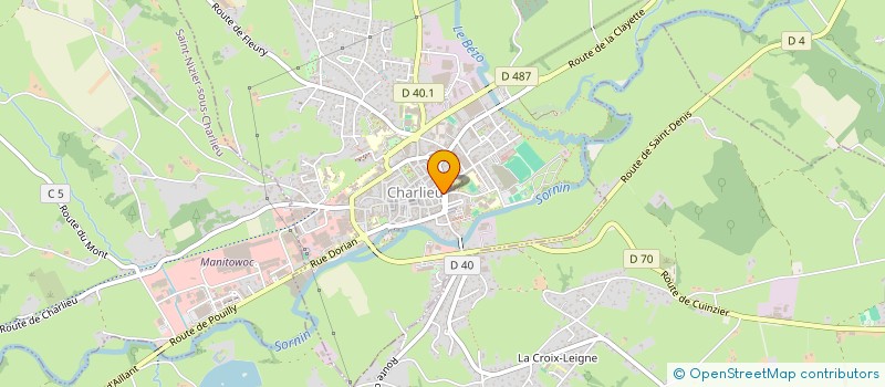 localisation de l'entreprise MADAME RAPHAELLE PROTHERY  CHARLIEU