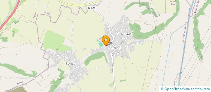 localisation de l'entreprise MADAME RAPHAELLE QUINZONI  CHAPONNAY