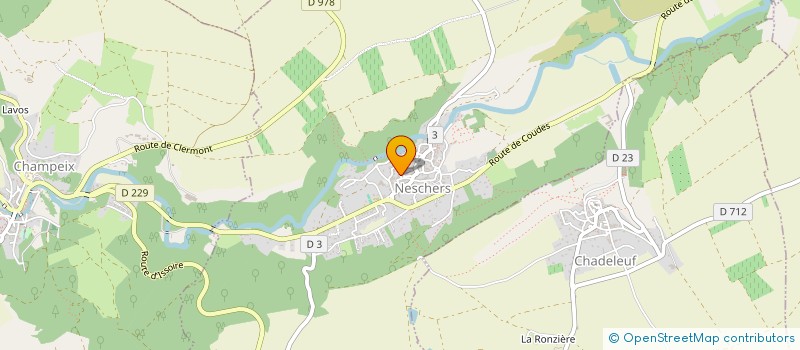 localisation de l'entreprise MADAME RAPHAELLE RIBEROUX  NESCHERS