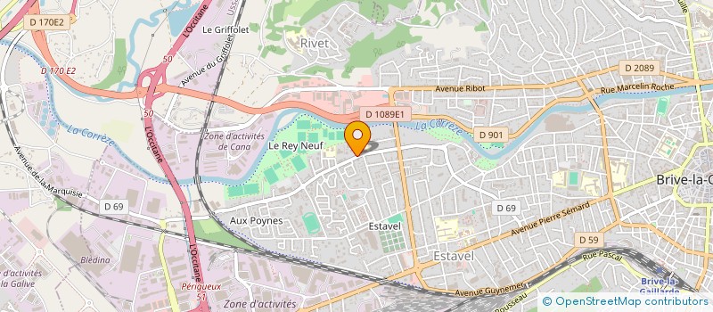 localisation de l'entreprise MADAME RAPHAELLE RICHARD à BRIVE-LA-GAILLARDE