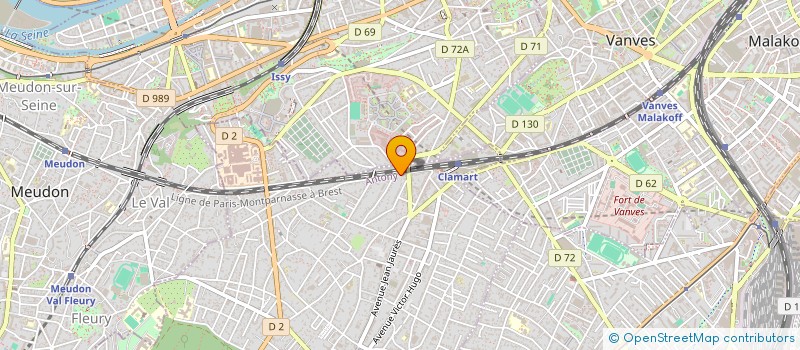 localisation de l'entreprise MADAME RAPHAELLE ROMANO à CLAMART