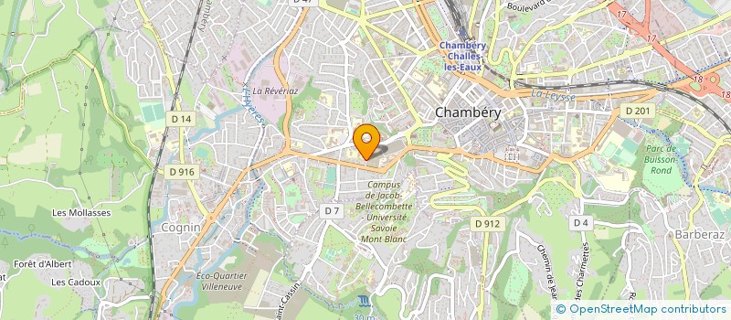 localisation de l'entreprise MADAME RAPHAELLE ROUGE  CHAMBERY