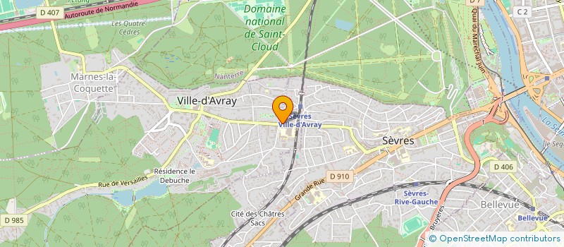 localisation de l'entreprise MADAME RAPHAELLE SAIMPERT à SEVRES