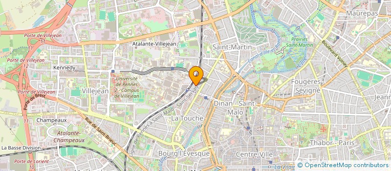 localisation de l'entreprise MADAME RAPHAELLE SCALVENZI  RENNES