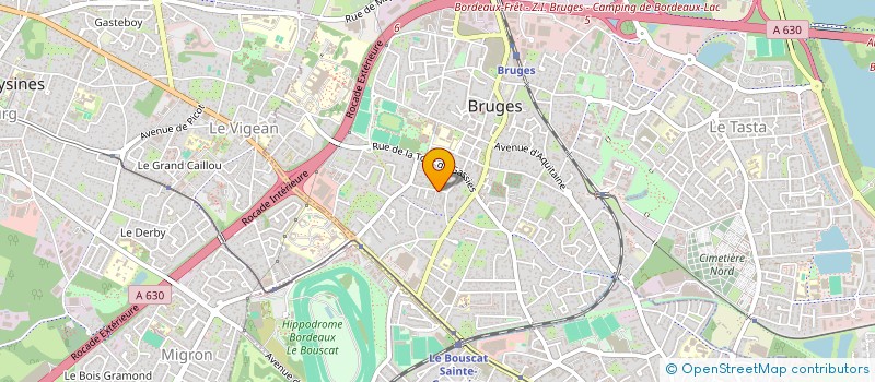 localisation de l'entreprise MADAME RAPHAELLE SFARTI  BRUGES