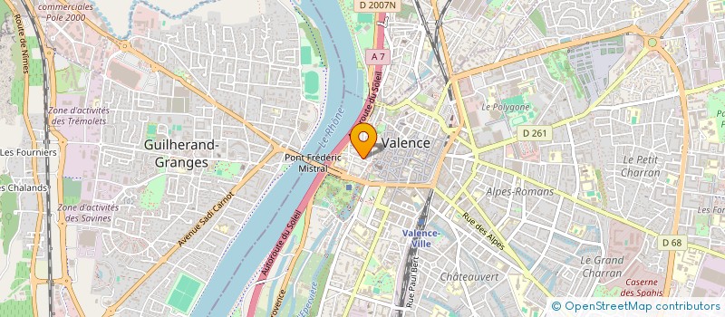 localisation de l'entreprise MADAME RAPHAELLE STRAUSS à VALENCE
