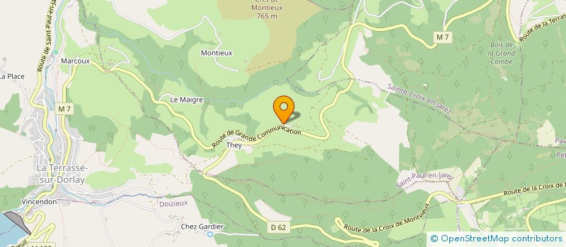 localisation de l'entreprise MADAME RAPHAELLE TRANCHAND  SAINT-PAUL-EN-JAREZ