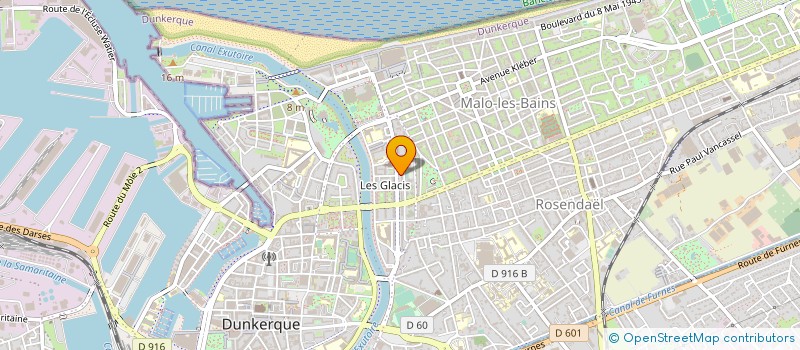 localisation de l'entreprise MADAME RAPHAELLE VEREZ à DUNKERQUE
