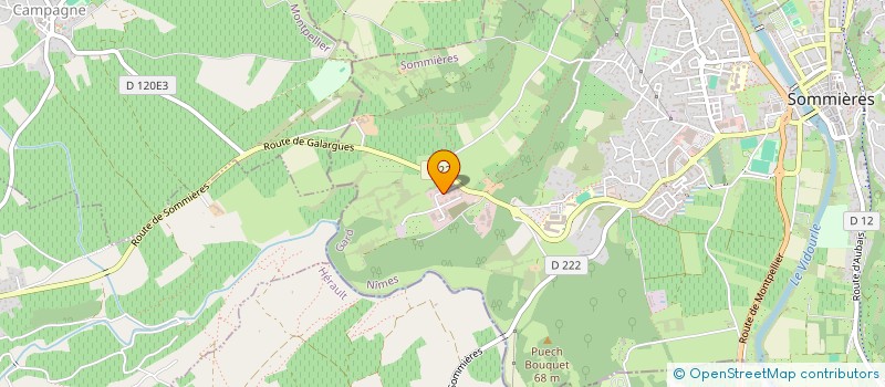 localisation de l'entreprise MADAME RAPHAELLE VIE  SOMMIERES