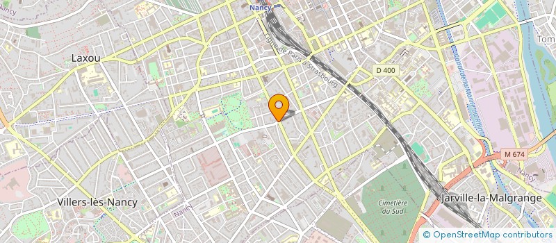 localisation de l'entreprise MADAME RAPHAELLE VINCENT  NANCY