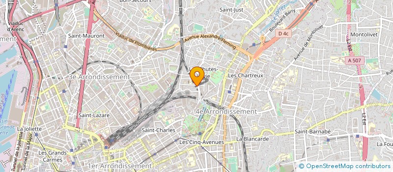 localisation de l'entreprise MADAME RAPHAELLE VINCHON à MARSEILLE