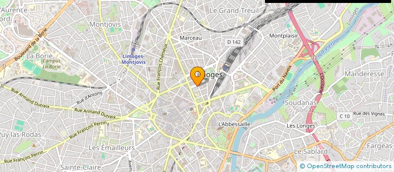 localisation de l'entreprise MADAME RAQUEL ALFONSO INIGUEZ à LIMOGES