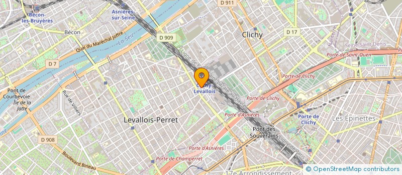 localisation de l'entreprise MADAME RAQUEL ANDRES  CLICHY