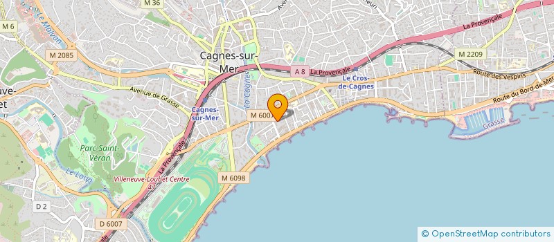 localisation de l'entreprise MADAME RAQUEL BANON à CAGNES-SUR-MER