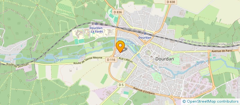 localisation de l'entreprise MADAME RAQUEL BARBOSA FERREIRA à DOURDAN