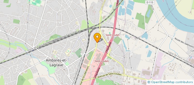 localisation de l'entreprise MADAME RAQUEL DA SILVA MARQUES  AMBARES-ET-LAGRAVE