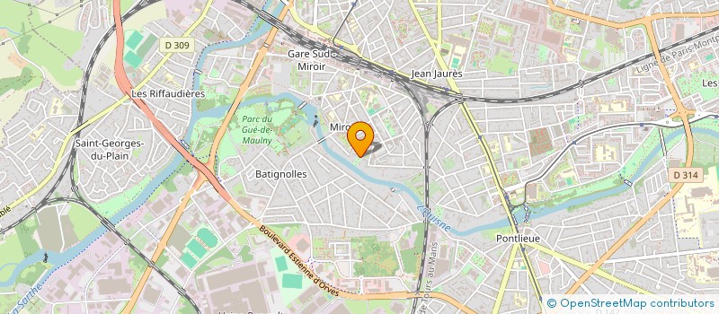 localisation de l'entreprise MADAME RAQUEL GRACIA ARNILLAS  LE MANS