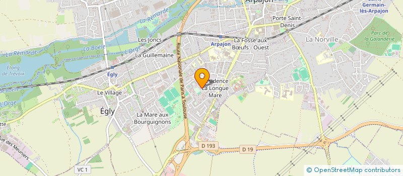 localisation de l'entreprise MADAME RAQUEL MARQUES FERREIRA  EGLY