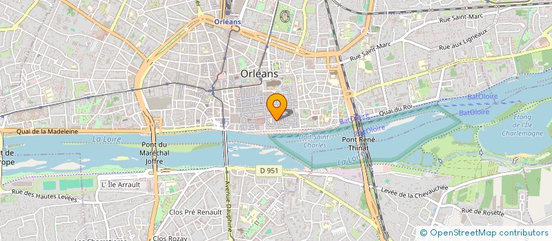 localisation de l'entreprise MADAME RAQUEL MONTEIRO  ORLEANS