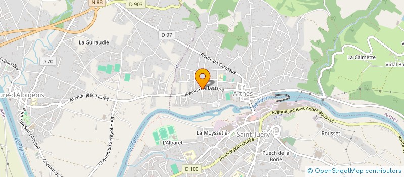 localisation de l'entreprise MADAME RAQUEL MOYA SILVAN  ARTHES