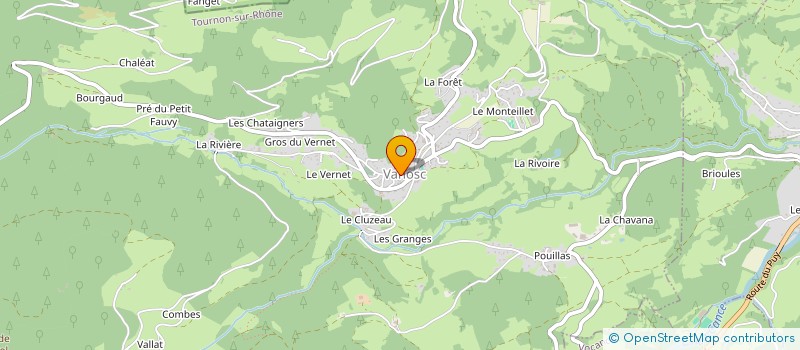 localisation de l'entreprise MADAME RAQUEL PEREIRA-MARTINS à VANOSC