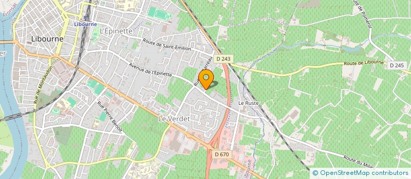 localisation de l'entreprise MADAME RAQUEL RODRIGUEZ AZORIN  LIBOURNE